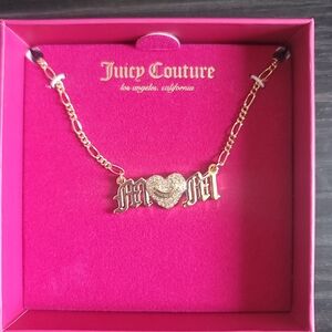 Juicy Couture Gold Mom Necklace